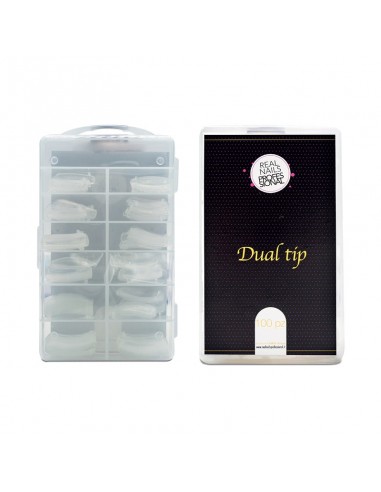 DUAL TIPS TRASPARENTE CONFEZIONE DA 100 PZ