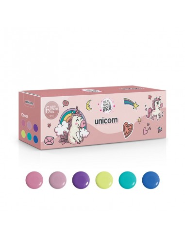 KIT 6 COLORI SEMIPERMANENTE 12 ML COLLEZIONE UNICORN